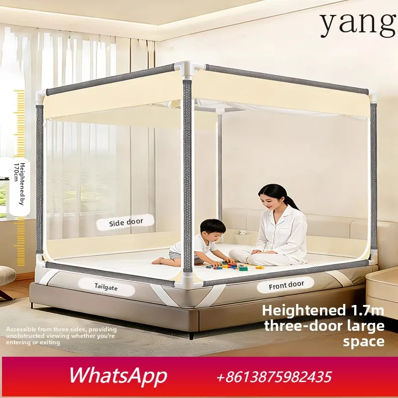 

YJQ anti-fall mosquito net, anti-fall bed, home bedroom yurt, full cover full shading net