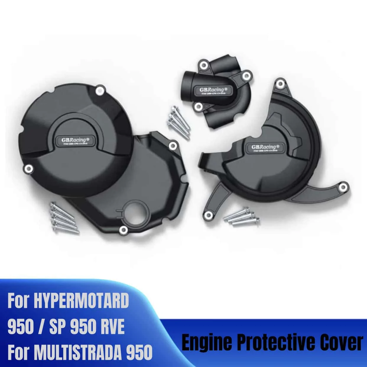 

For Ducati HYPERMOTARD 950, 950 SP, 950 RVE 2019-2023 MULTISTRADA 950 2019-2024 For GBRacing Motorcycle Engine Protection Cover