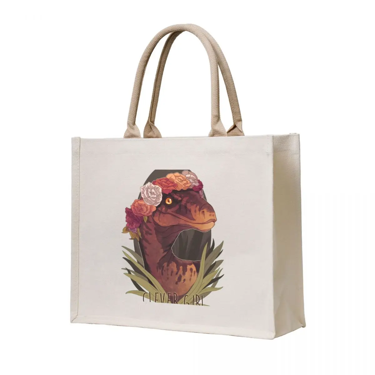 

Clever Girl Tote Bag Women's shopper bag Shopper handbag Canvas bag cute pouch