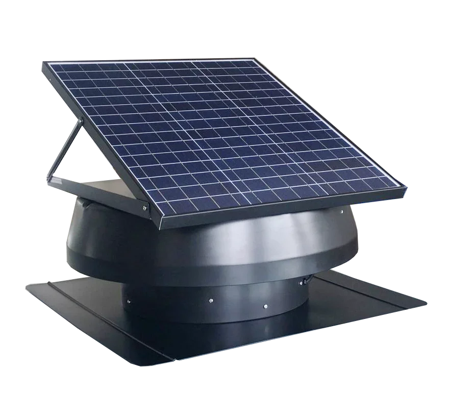 fan air extractor 50W solar powered industrial roof kitchen smoke extractor fan patent design roof air exhaust fan