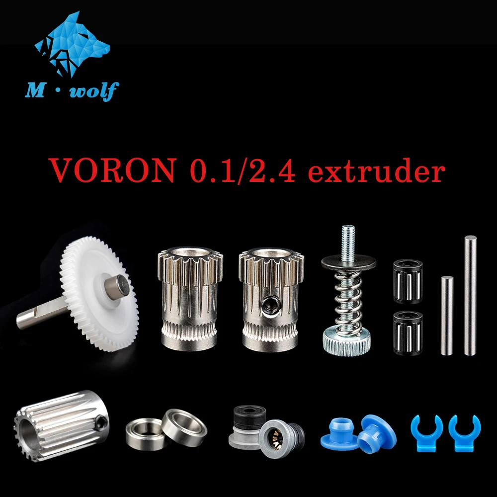 VORON Short-range Dual Drive Extruder Kit for PRUSA DIY Direct/Bowden Feeding Dual Extrusion Gear 3D Printer Parts