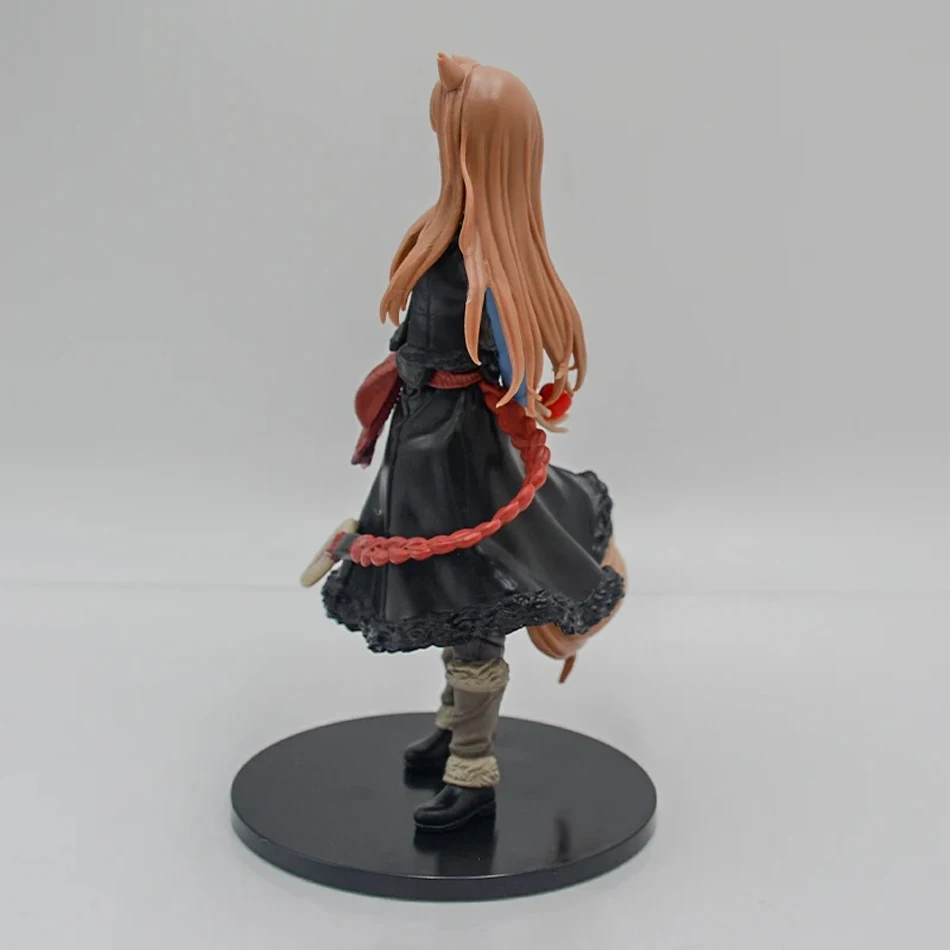 17 سنتيمتر أنيمي التوابل والذئب الشكل اللعب 17 سنتيمتر هولو الشكل عمل دمية لطيف الفتيات البلاستيكية لعبة مجسمة للأطفال هدايا عيد الميلاد في الأوراق المالية