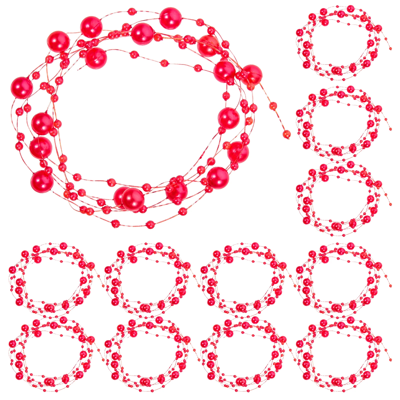 

Decorative Pearls Vase Wedding Party Supplies Artificial Pearl Chain Favors Elegant Design Home Decor Beads