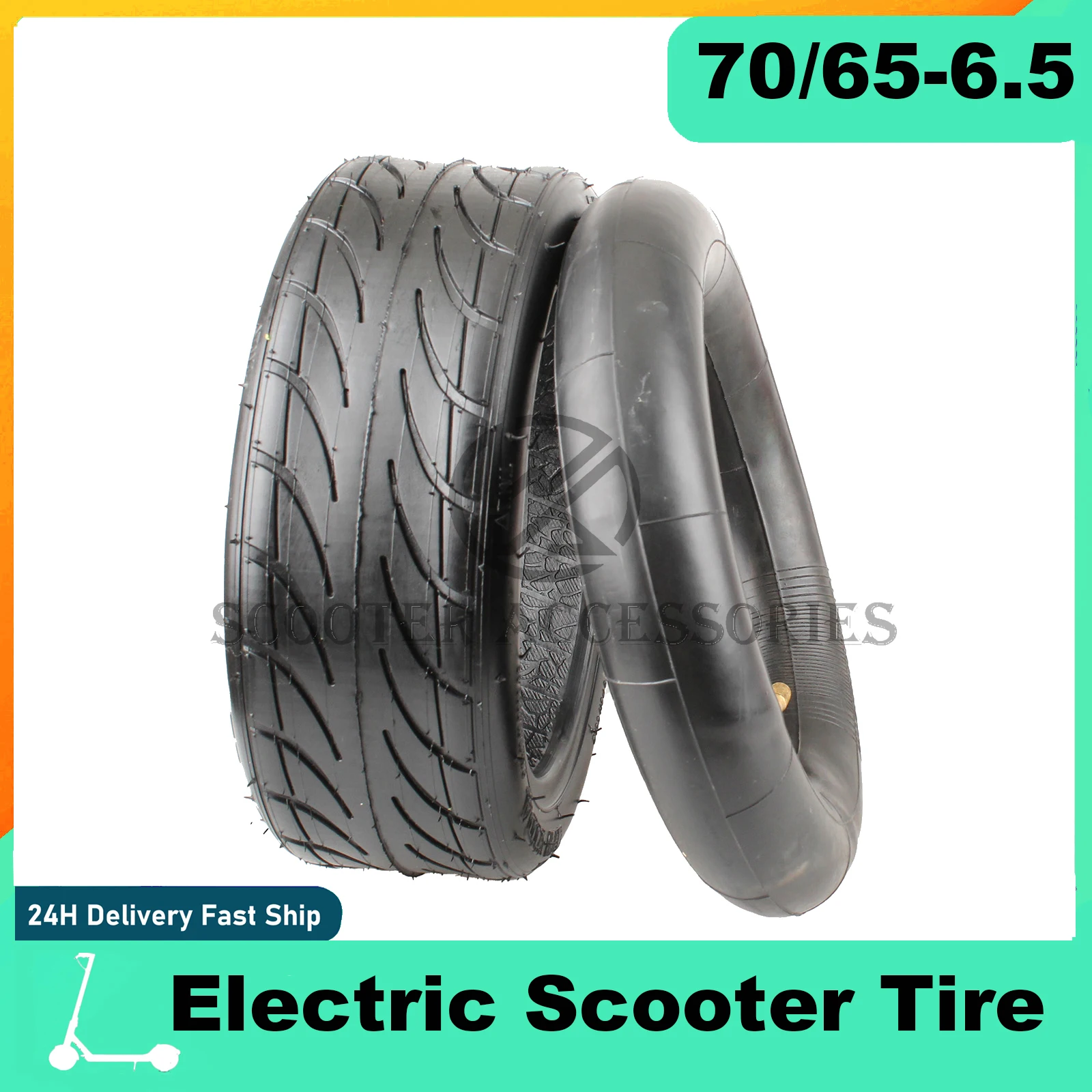 10 Inch Scooter Tyres 70/65-6.5 Tubeless Tyre Vacuum Tire for Xiaomi Ninebot 9 Segway Ninebot Mini S Pro Self Balancing Scooter