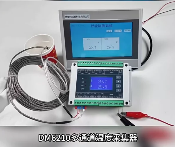 Multichannel Isolated PT100 Thermocouple Module, K-Type Temperature Acquisition RS485 MODBUS-RTU Collector