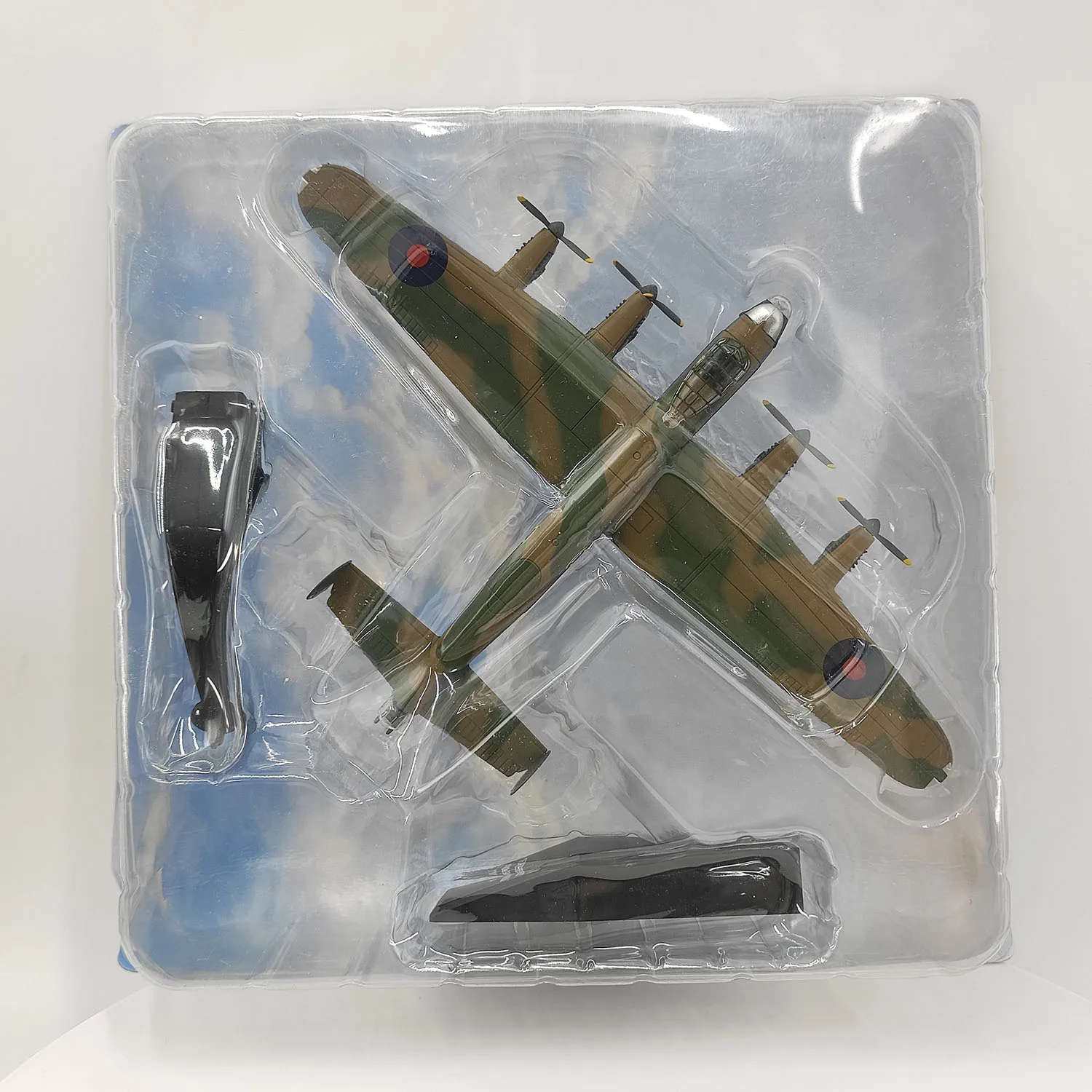 Diecast Foreign Trade 1/144 Scale Fighter Avro 683 Lancaster B Alloy Bomber Model Collectible Toy Gift Souvenir Display Ornament