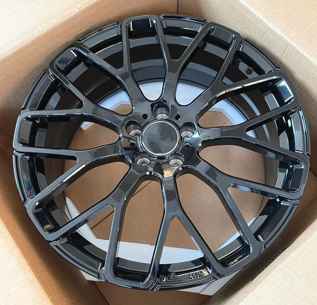 China 18 19 20 21 22 23 inch matt black 5*112 custom forged car barbus wheels rims for Mercedes-Benz AMG GT GT43 GT63