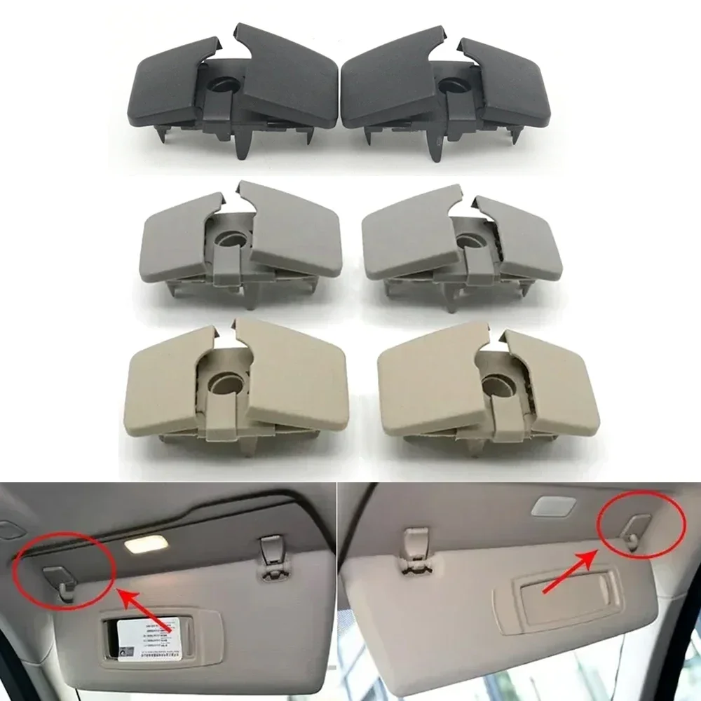 Inner Sun Visor Hanger Buckle Holder Bracket Fixing Support Hook Clip Cover For BMW X5 2017 X5M 13-17 X4 F26 14-16 X3 13-14
