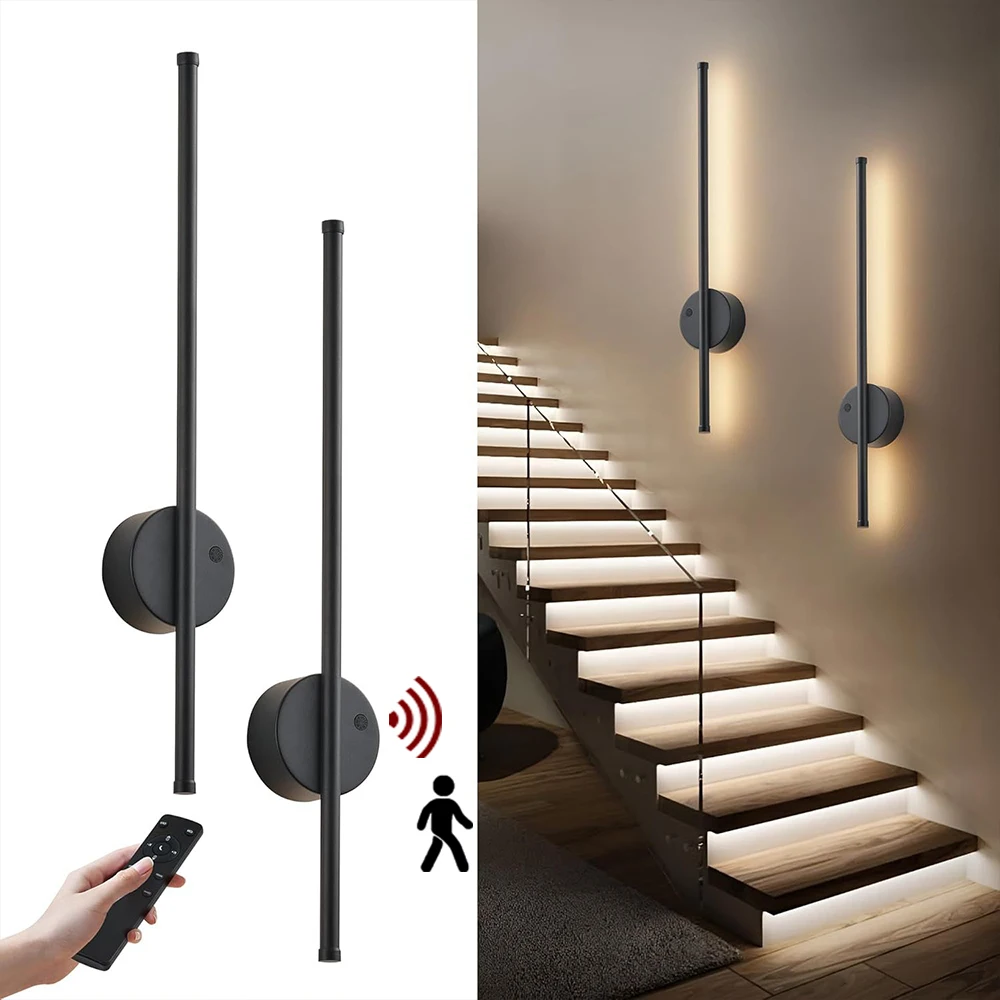 

Настенный светильник с датчиком движения, перезаряжаемый, с регулируемой яркостью для гостиной, прихожей, спальни, офиса, ванной комнаты, квартиры, беспроводная установка
