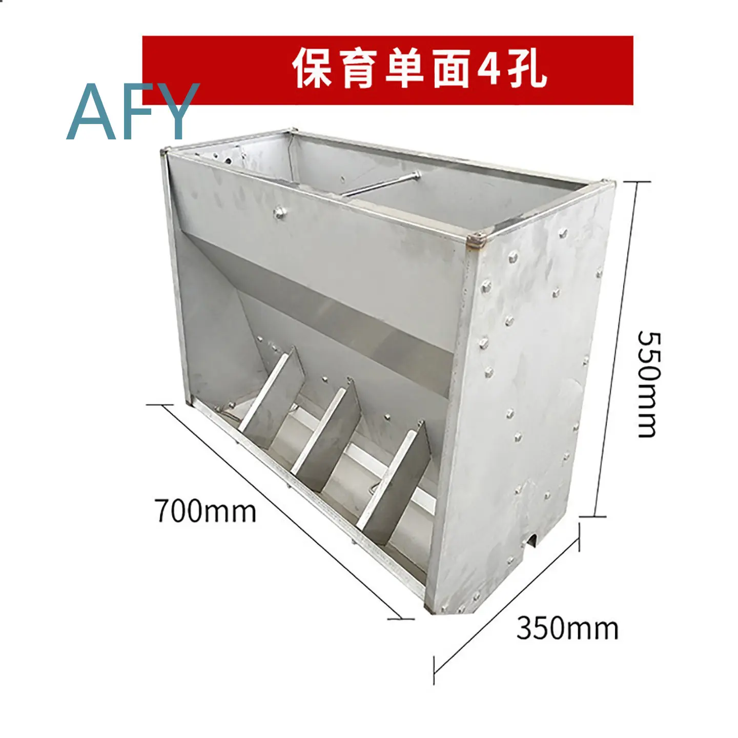 Stainless Steel Trough for Pig Farming Equipment for Automatic Feeding Trough for Swine Fattening for Livestock Feeders for