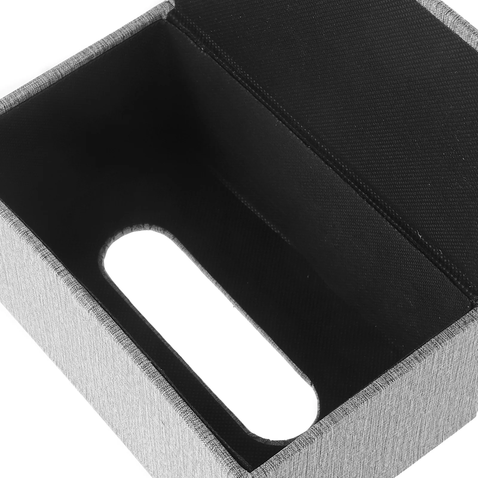 

Tissue Box Cover PU Rectangular Holder for Living Room Bedroom Office Desk Napkin Storage Organizer Decorative Tabletop