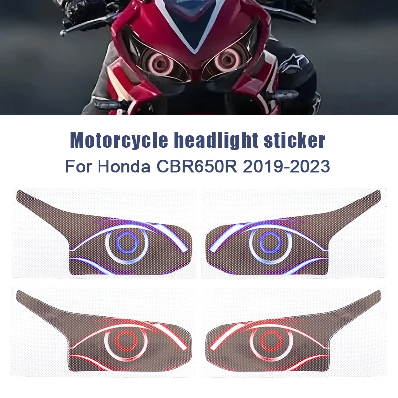 

Для Honda CBR650R CBR 650R 2019-2023 мотоциклетная защитная наклейка для фар, передний обтекатель, декоративные наклейки с глазами