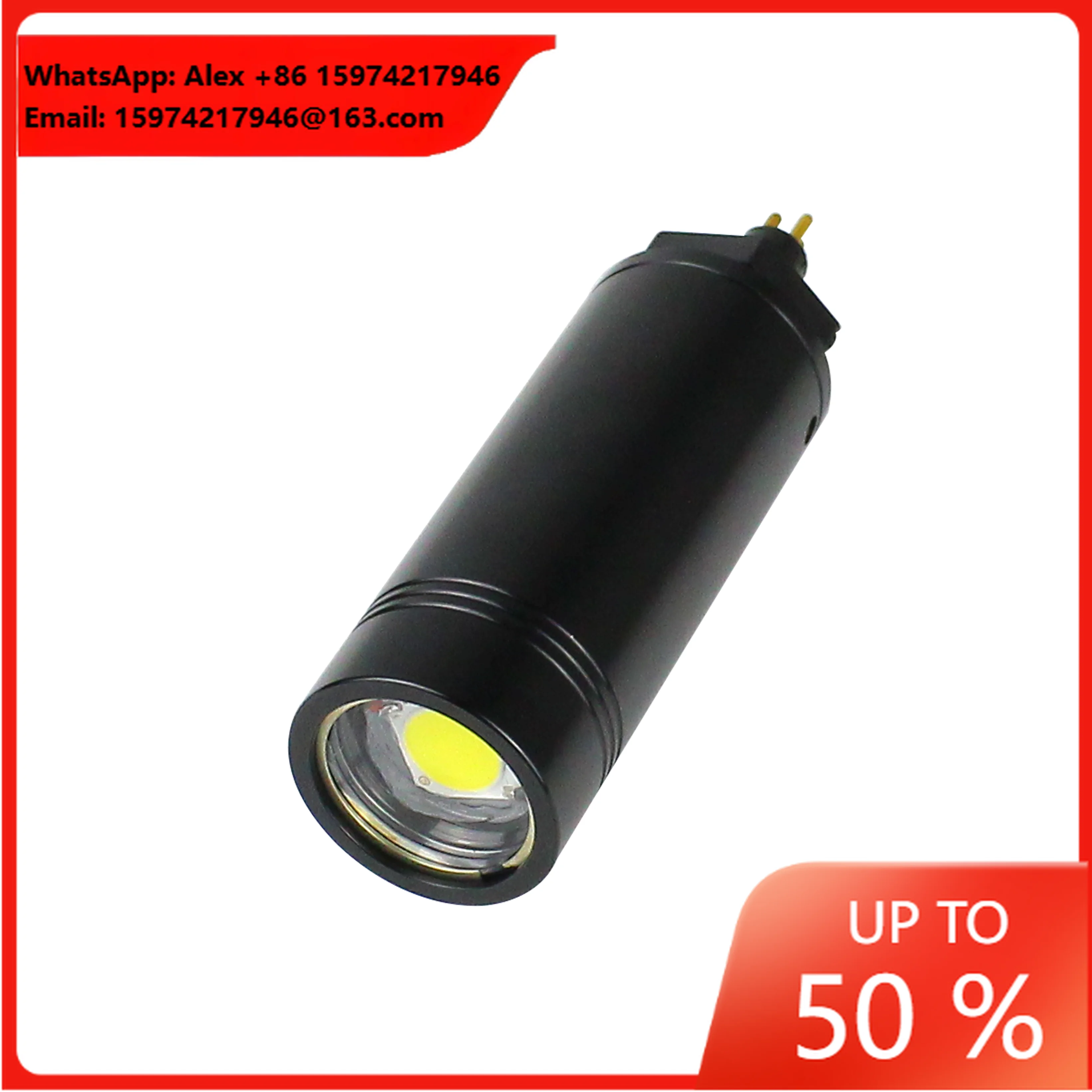 2000 Lumen Marine Diving LED Light 500M Depth Waterproof 24W Underwater Robot Drones Accessories
