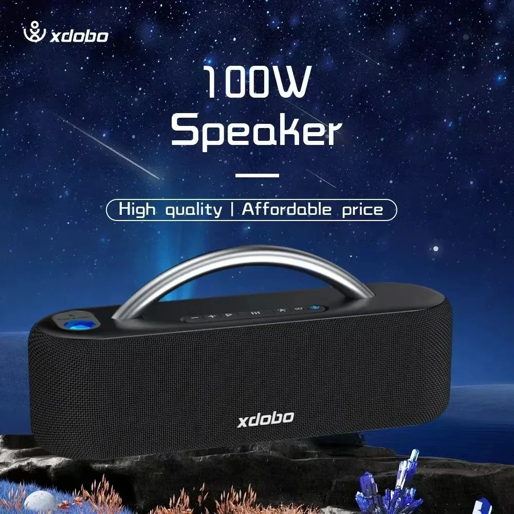 

XDOBO Bluetooth Speaker Wireless 100W Deep Bass Subwoofer Portable Star Projector Lamp Outdoor Fun For Camping Hiking Riding