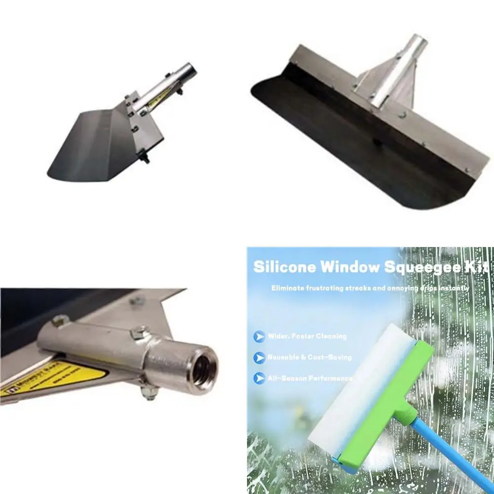 

Midwest Rake Flexible Smoothing Blade with Round Corners and Threaded Handle, 24 Blade Size