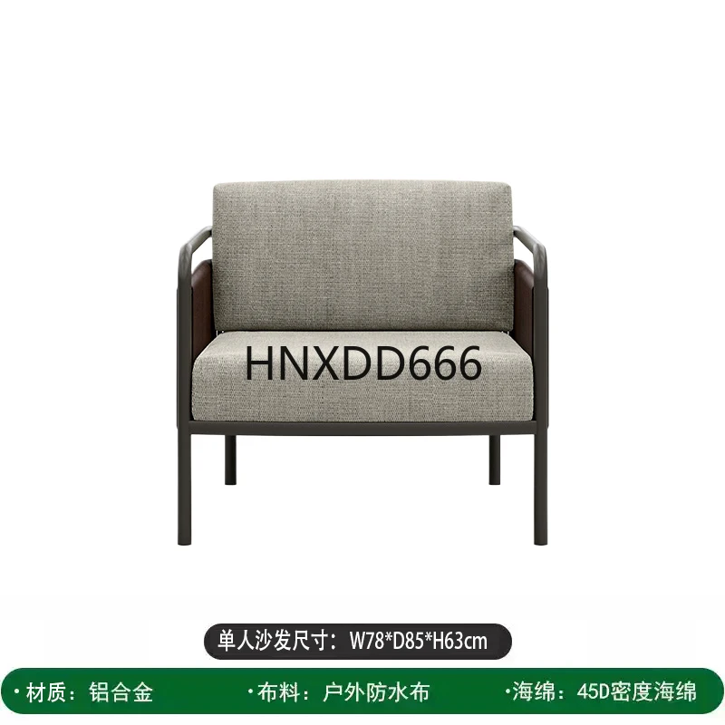 

Outdoor rattan chair sofa balcony casual rattan table and chair combination