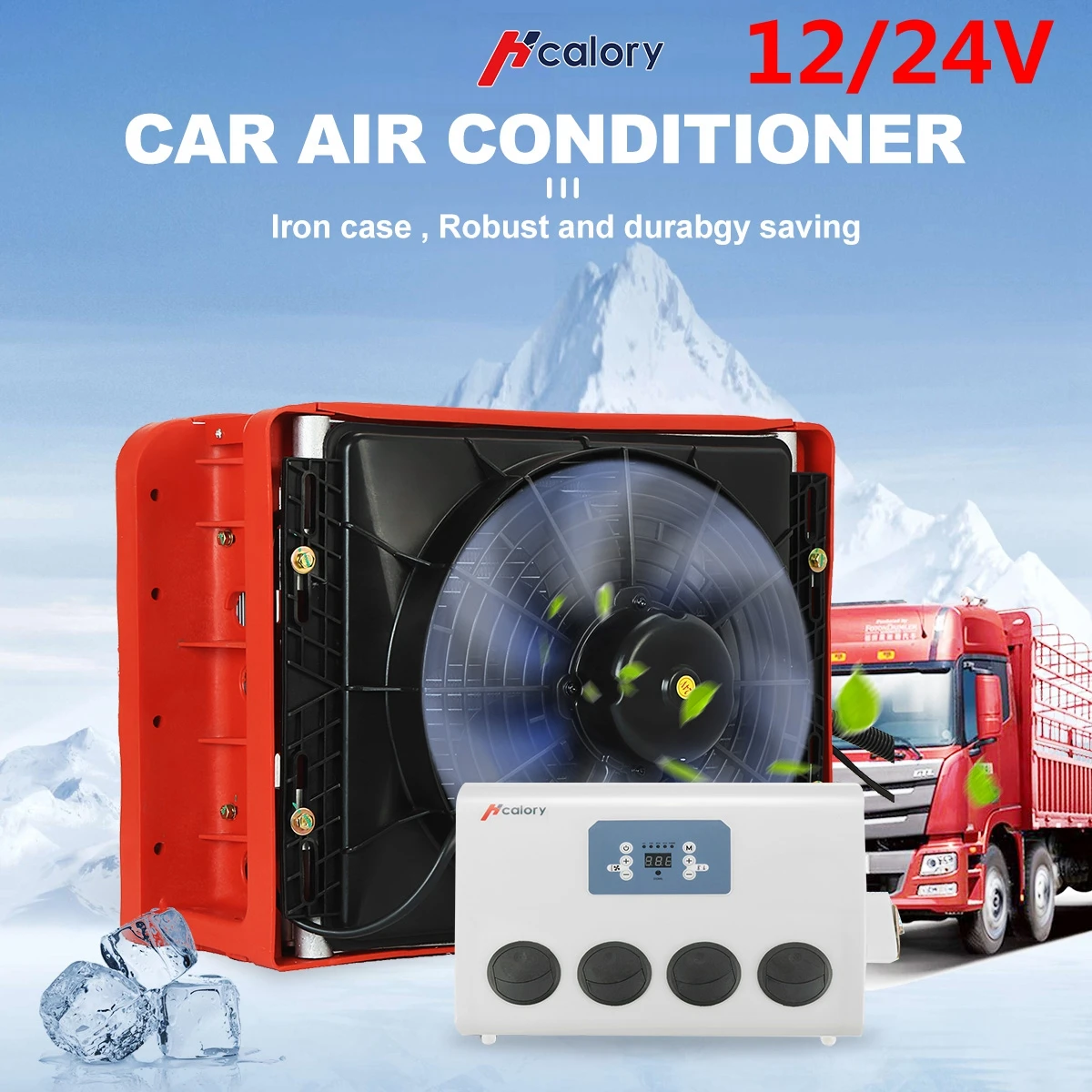 12V/24V Electric Air Conditioning for Bus,Truck, Engineering Vehicles, Excavators, Harvesters and Agricultural Machine