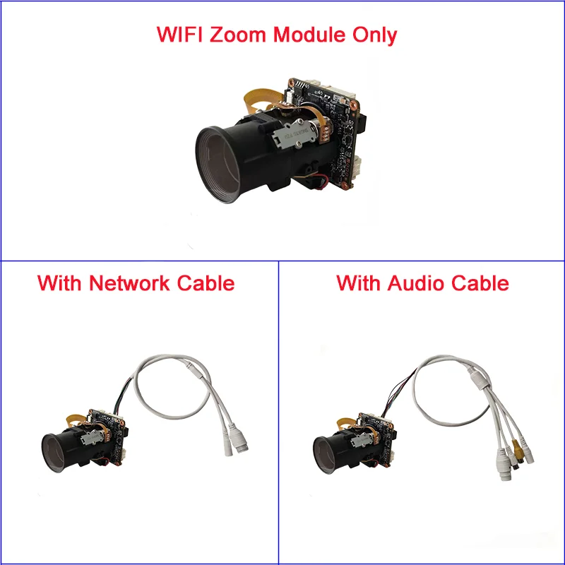 IM50A01W-5X WIFI 5MP Módulo de câmera IP IMX335 Módulo IPC para uso de câmera WIFI PTZ