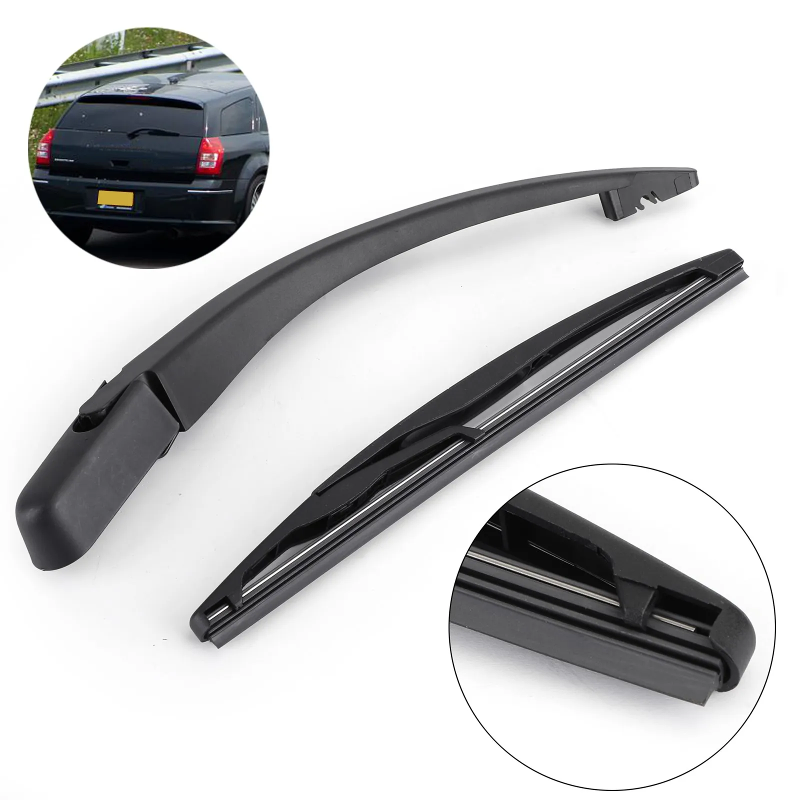 Areyourshop Rear Window Wiper Arm & Blade for Dodge Magnum 2005 2006 2007 2008 Dodge Nitro 2007-2009 5140654AA Car Parts