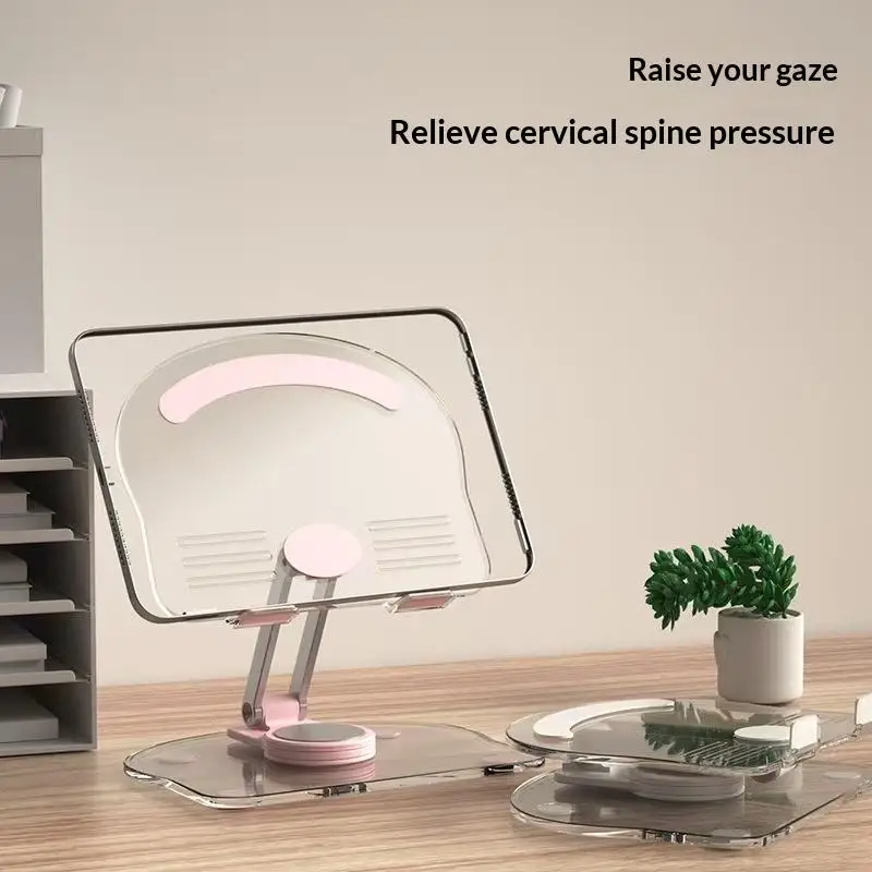 Support universel pliable pour téléphone portable, rotatif à 360 degrés, pour tablette, antidérapant, hauteur réglable pour IPad/iPhone