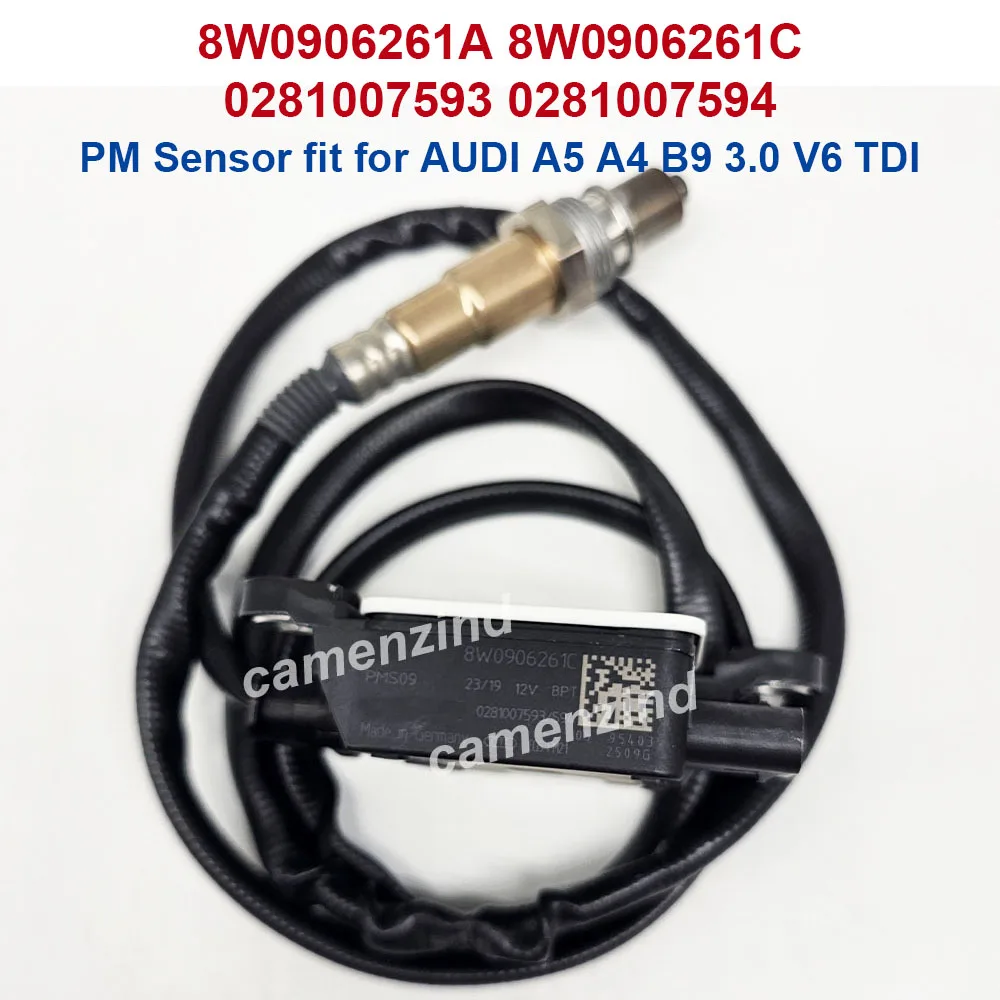 

8W0906261 8W0906261A 8W0906261C Particulate Matter Sensor PM Sensor 0281007593 0281007594 for A5 A4 B9 3.0 V6 TDI