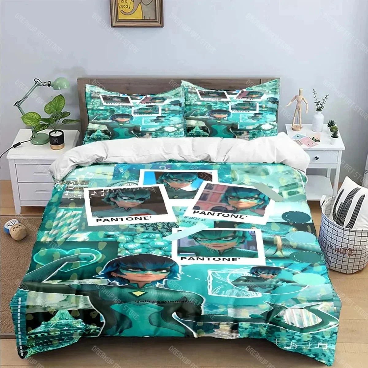 

3D модные комплекты постельного белья с принтом «Чудесный кот Н-Нуар», комплект постельного белья, пододеяльник, комплект постельного белья, подарок