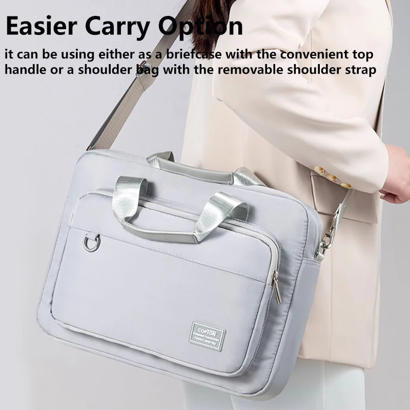 Bolso de hombro para ordenador portátil para hombre y mujer, bolsa de 13, 14 y 15,6 pulgadas para Macbook Air Pro 13,3, 15, M3 Pro 14,2, 16, M2,