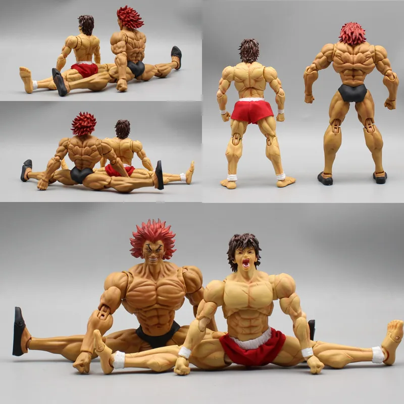 New Storm 1/12 Son Of Ogre Hanma Baki Hanma Yujiro Four Carving Head Action Collect Ornaments Figures Model Toy ﻿