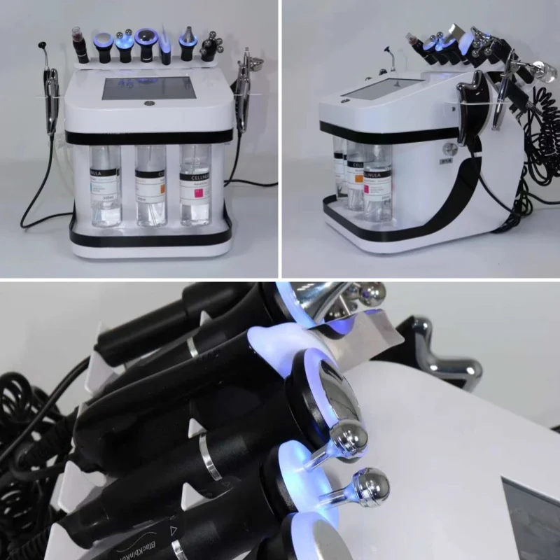 

Portable 10 In 1 Hydrafacial Machine Skin Tightening Wrinkle Remova Device Facial Cleansing Anti-Aging Beauty Machine Facial SPA