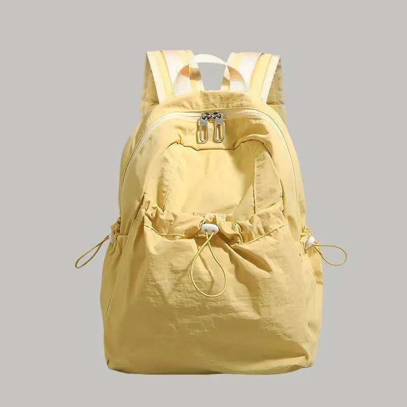 Lightweight teenage youth backpacks Casual Nylon Travel Bag Multi-pockets School backpack Large Capacity Laptop School Bags