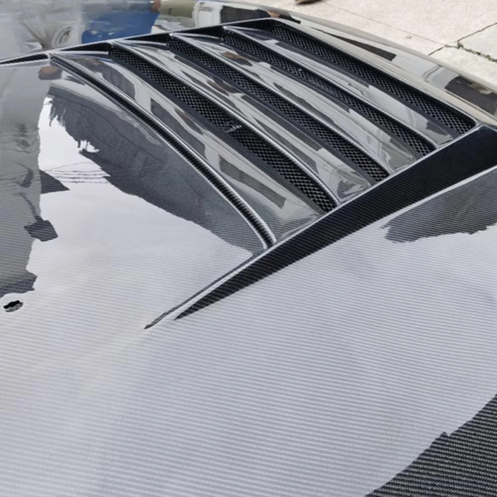 لنيسان سكايلاين R32 GTR 89-93 2D NIS نمط الجبهة تنفيس غطاء محرك السيارة الكربون