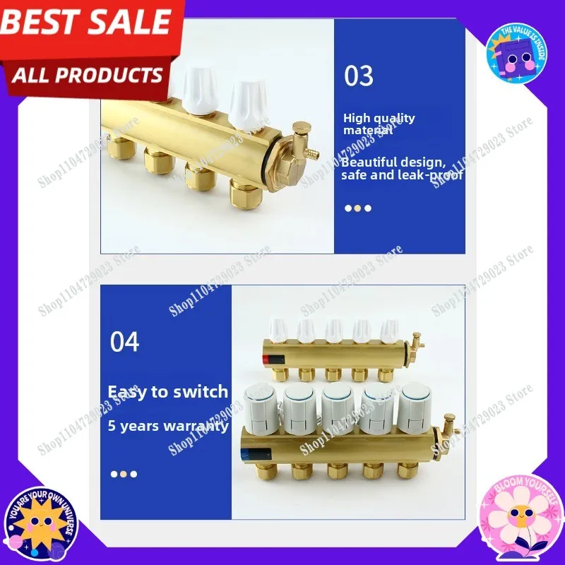 

L10--B brushed sealing paint large flow automatic water separator full set of all copper thickened pipe wall can be cleaned