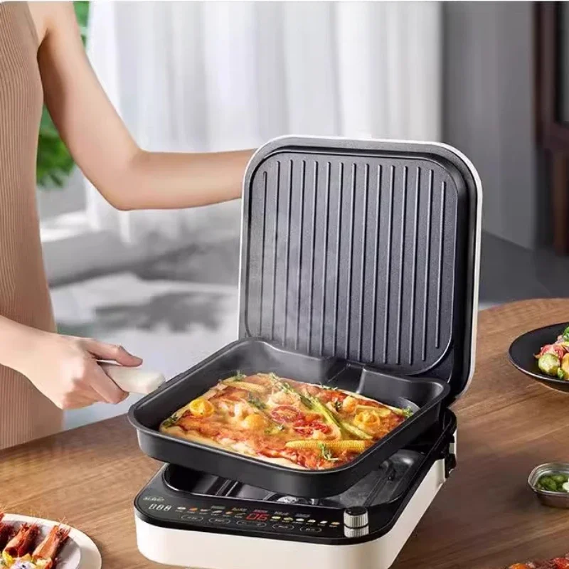 Household Double-sided Heating Pancake Pan Deepened Enlarged Removable Washable And Detachable