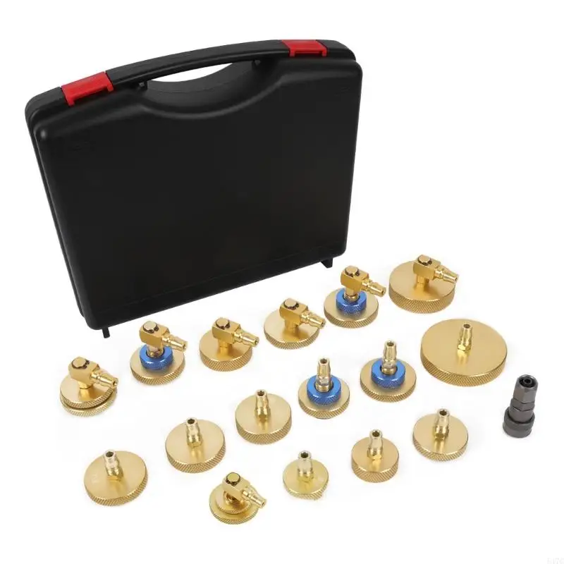 

547C Brake Bleeder Adapter set Brake Cylinder Bleeder Adapter set Brake Fluid Bleeder Adapter set for Most Vehicles
