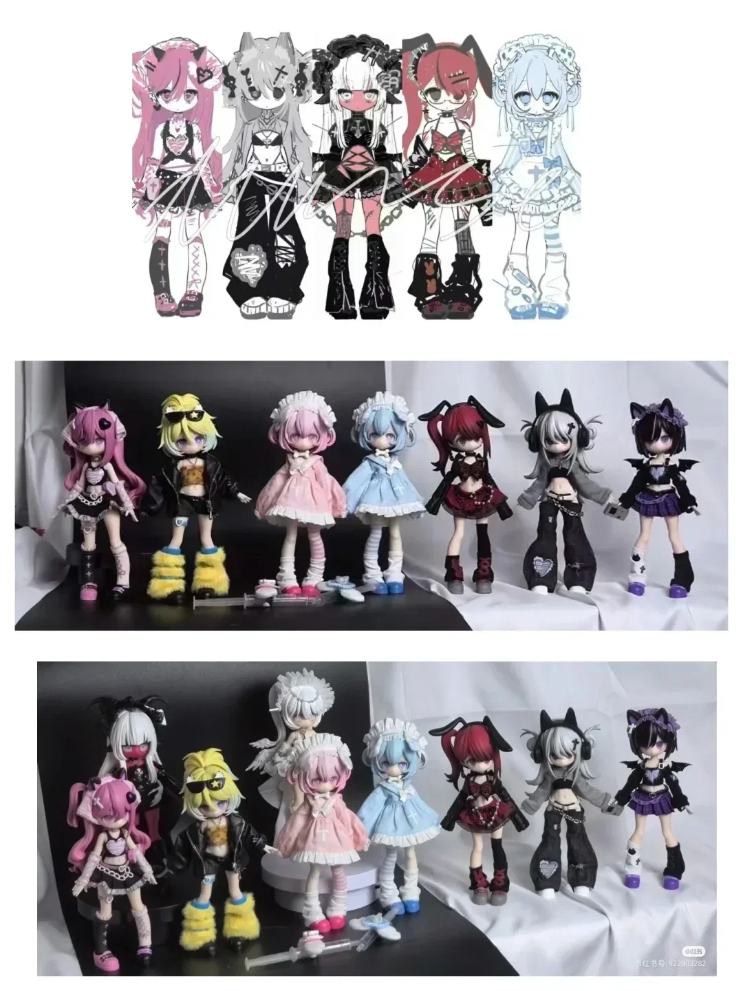 

In Stock Original Ten Thousand Escape Plans Series Kawaii Bjd Doll Blind Box Action Figure Collection Ornament Model Toys Gifts