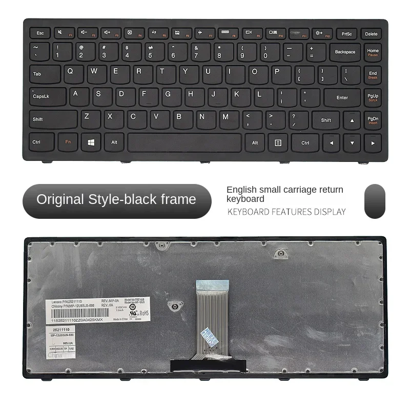 Replace Suit For Lenovo G400S G405S Z410 FLEX14 S410P N410 G410S G400AS Laptop Keyboard