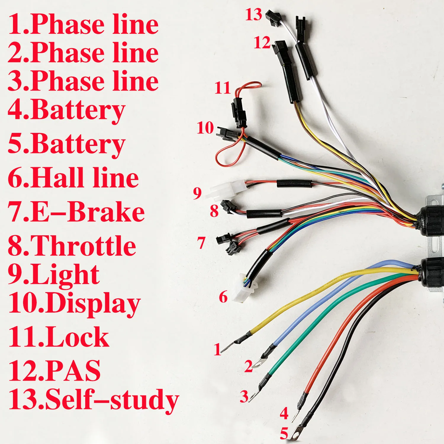 60A 3000 واط وضع مزدوج big18 MOSFET وحدة تحكم موجة جيبية 1000 واط 2000 واط 2500 واط 48 فولت 52 فولت 60 فولت 72 فولت للرقم. 2 أداة بروتوكول للدراجة الإلكترونية #3