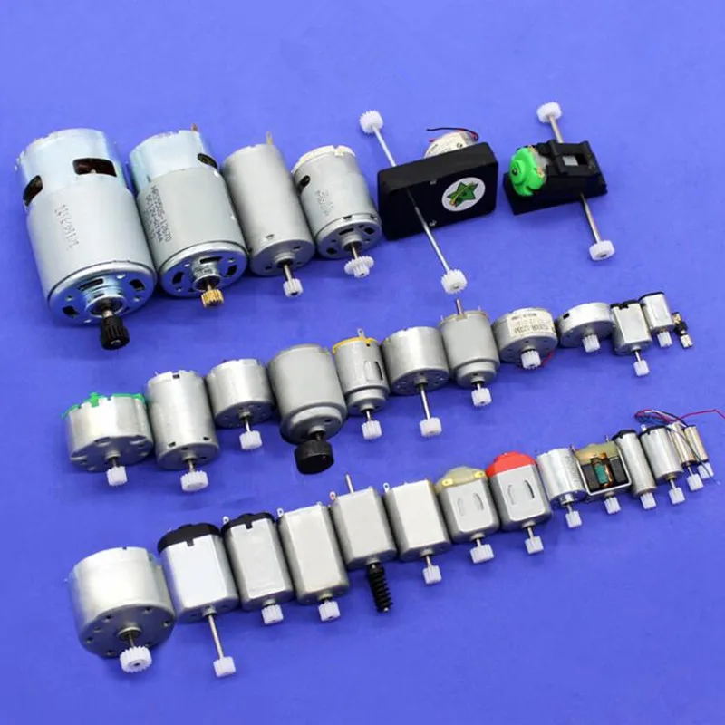 Miniature DC Motor Gear For DIY Model Making 130 020 310 300 130SH 4X8MM 050 140 180SH 030 614 775 N20 270 360 612 1220 545