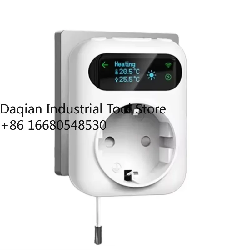 D5a Smart WiFi Socket Thermostat Boiler Fan Plug   Wireless Temperature Controller Heating & Cooling Alexa Google H