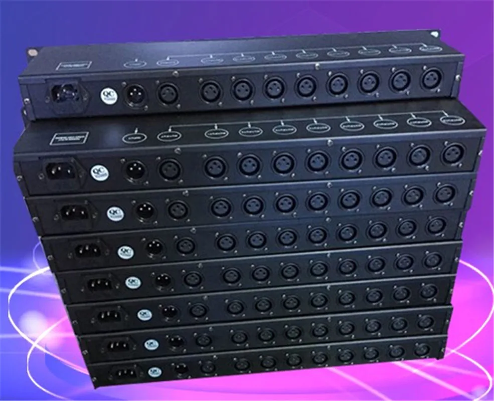 Imagem -06 - Venda Quente Way Dmx512 Amplificador de Sinal Luz Palco Dmx512 Amplificador Dmx Sinal Distribuidor Iluminação Palco