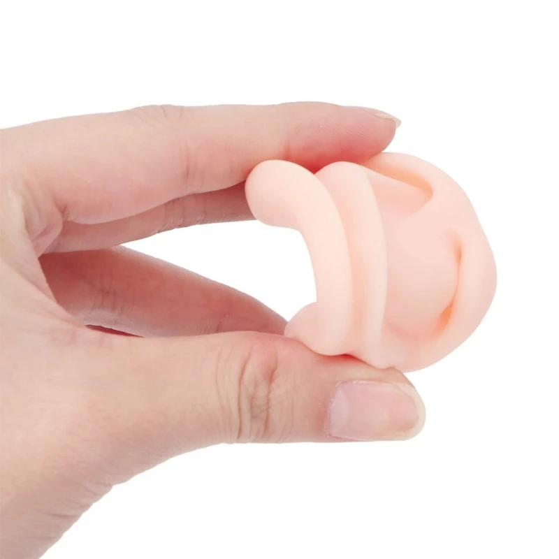 6Pair Artificial Ear Model 3D Silicone Ear Piercing Model Multipurpose Piercing Practice Teaching Aid For Student