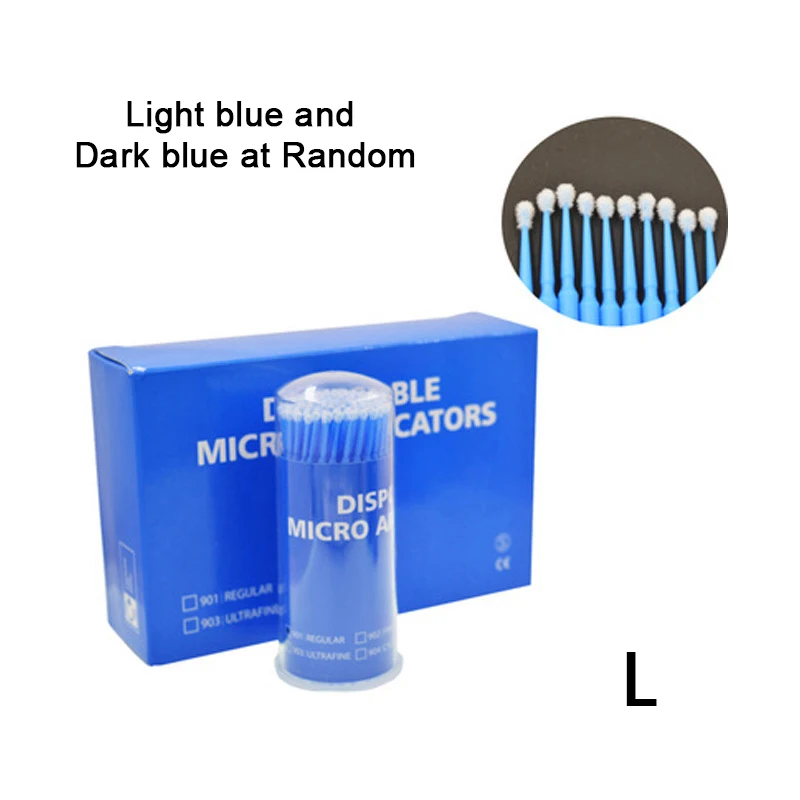 PIORPOY 400 stks/doos Dental Wegwerp Micro Borstels Lange Micro Applicator Borstel Tandheelkunde Odontologia Uitbreiding Whitening Gereedschap
