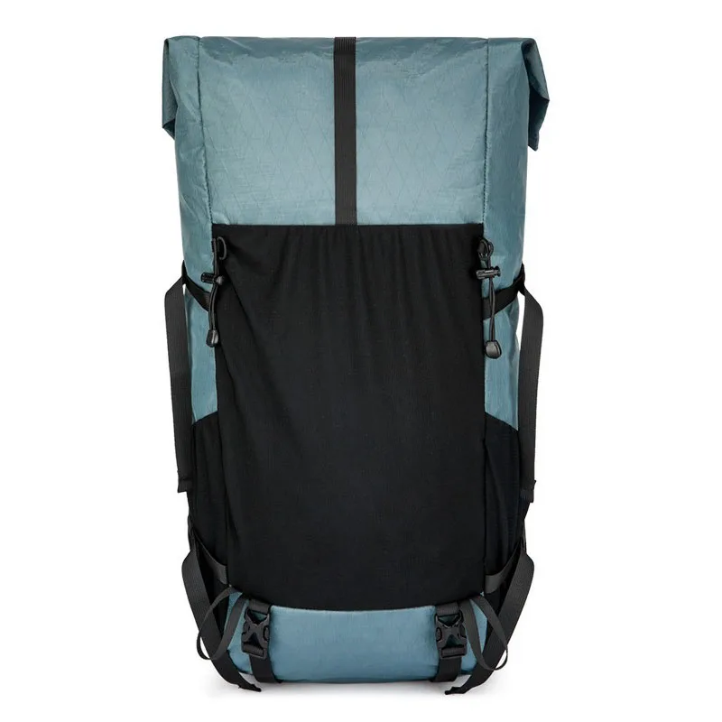 40리터 ‌   초경량 하이킹 배낭 트레킹 캠핑 및 체육관용 조절 가능한 롤탑 배낭 - 방수 트레일 데이팩 1160g