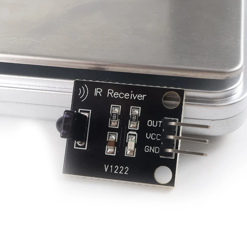 مجموعة وحدة استشعار وجهاز إرسال واستقبال الأشعة تحت الحمراء لاردوينو | نطاق 38 كيلو هرتز 10 متر | مجموعة زوج رقمي 5 فولت #6