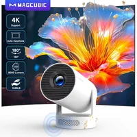 Proyector Magcubic 8K Wifi6 290ANSI Android 14 WIFI Dual Allwinner H726 BT5.0 1280*720P cine en casa portátil al aire libre HY300 Pro +