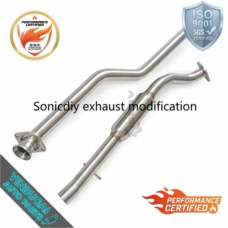 Factory Wholesale Resonated Exhaust Mid Pipe For Mazda MX-5 NC 2.0L 2005-2015 SS304 Racing Performance Upgrade