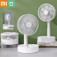 Xiaomi MIJIA 3600mah Desk Fan 4 Speed Adjustable Desktop Table Fan With Strong Wind Quiet Operation Kipas USB Oscillating Fans