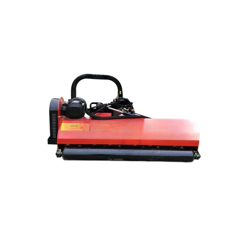 Flipping side-moving lawn mower Crushing of straw and fine branches
