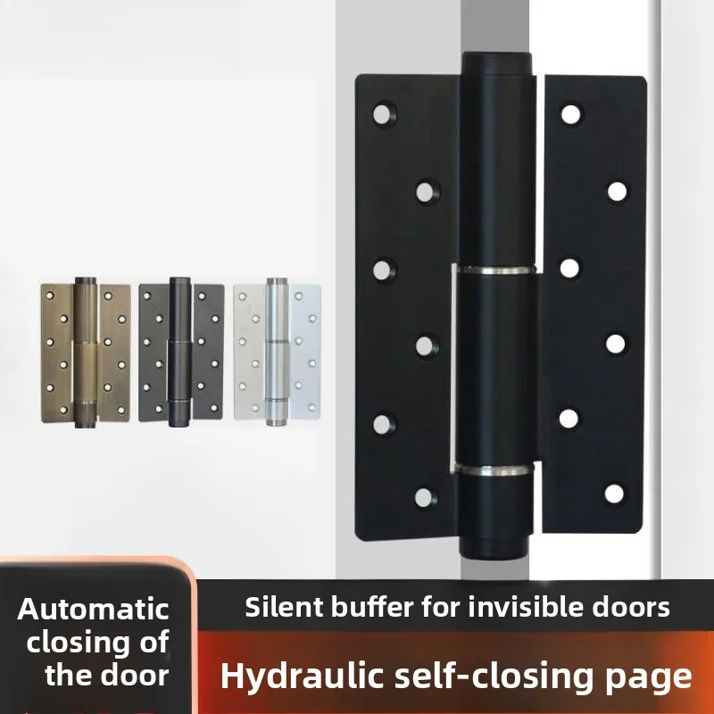 

Hinge for Invisible Door Hydraulic Buffer Automatic Closing Spring Hinge Anti-theft Door Rebound Self-closing AE Type Hinge