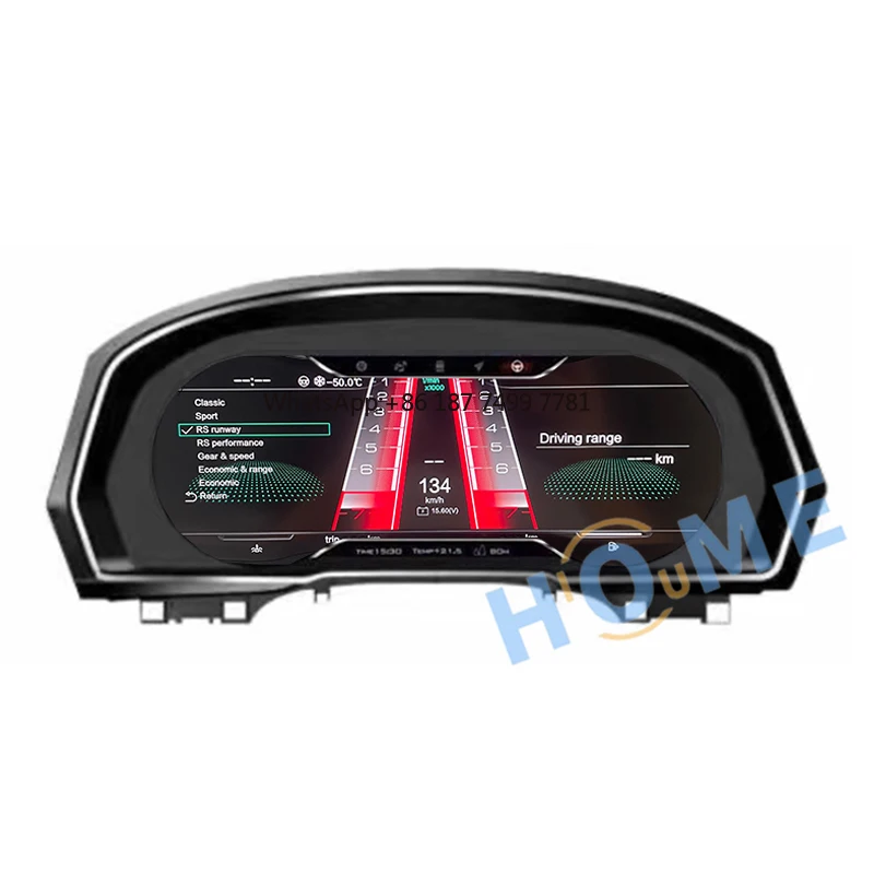 

Linux System 12.3 Inch Car Lcd Instrument Cluster Digital Speedometers Dashboard for .. .7 MK7. B8 CC Panel